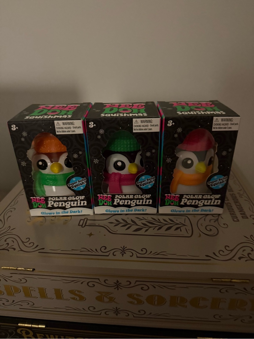 Needoh Polar Glow Penguin set of 3